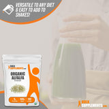 Suplemento BULKSUPPLEMENTS.COM Polvo de alfalfa orgánica