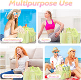 Portable Mesh Shower Caddy with Drawstring for Dorm & Travel