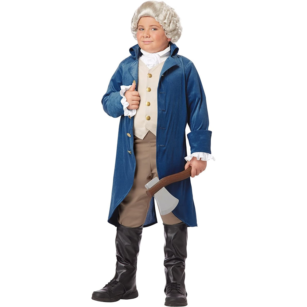 Disfraz de Thomas Jefferson para niño talla XL