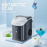 Máquina de Hielo Nugget, 34Lbs/24H, Automática, Portable