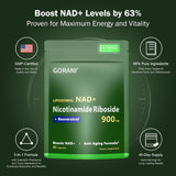 Suplemento NAD+ 900MG MNM - Vitalidad y Cognición - 80 Cápsulas