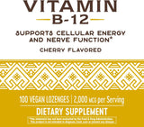 Natures forma de vitamina B-12 – 2000 mcg – 100 lozenges