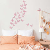 Decoración de mariposas 3D 72 Pcs Crosize para habitaciones