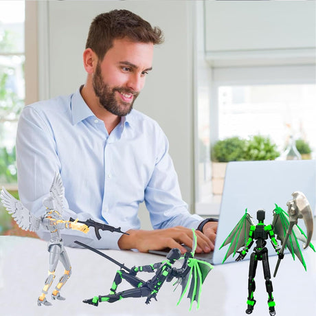 Figuras de Acción T13 Robot Articulado, Modelo 3D Impreso