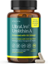 Complejo Antienvejecimiento Urolithin-A con Shilajit, 90 Cápsulas