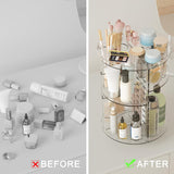 Organizador de maquillaje giratorio Jiavarry