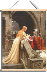 Póster de caballero medieval en lienzo - Edmund Blair Layton