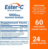 Ester-C® Vitamina C, 1,000 mg, 60 comprimidos recubiertos