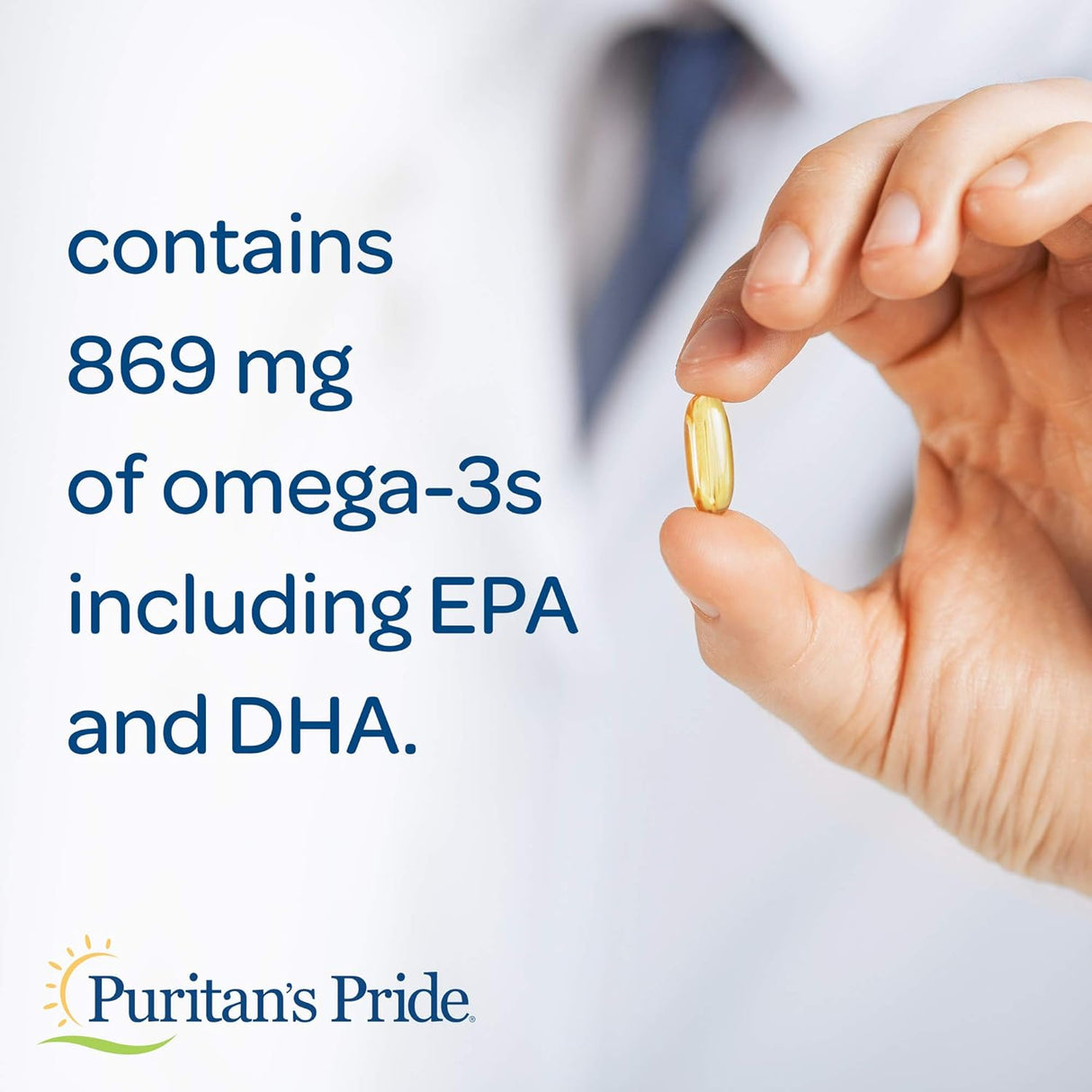 Puritan's Pride Omega-3 Fish Oil 1400mg Suplemento 240 Softgels