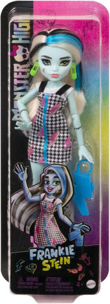 Muñeca Frankie Monster High con 10+ Juntas Flexibles 4+ Años