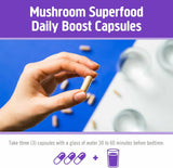 Suplemento Superfood Cápsulas de hongos para dormir 90 und