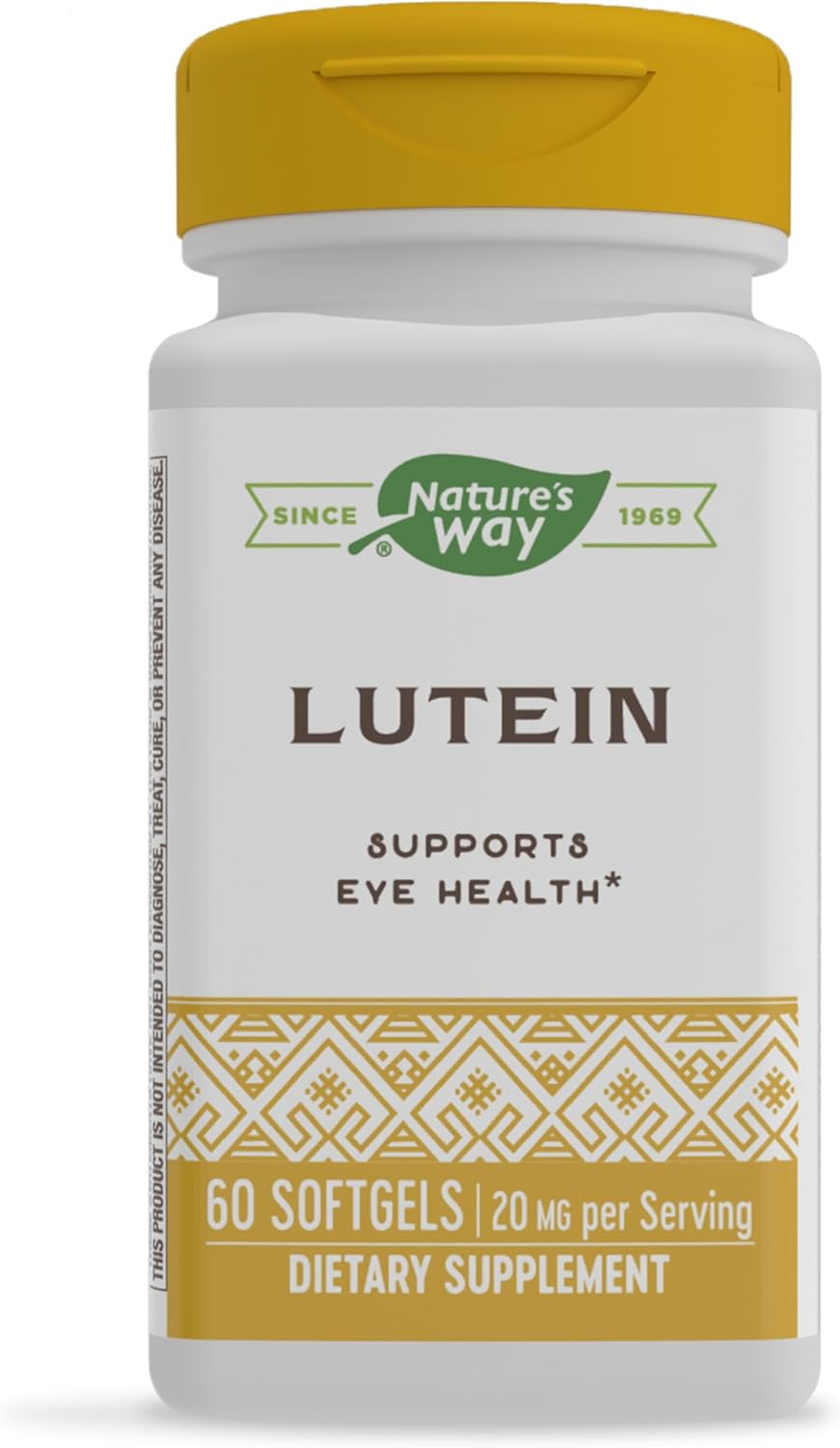 Luteína de Nature's Way, Apoya la Salud Ocular, 60 Cápsulas