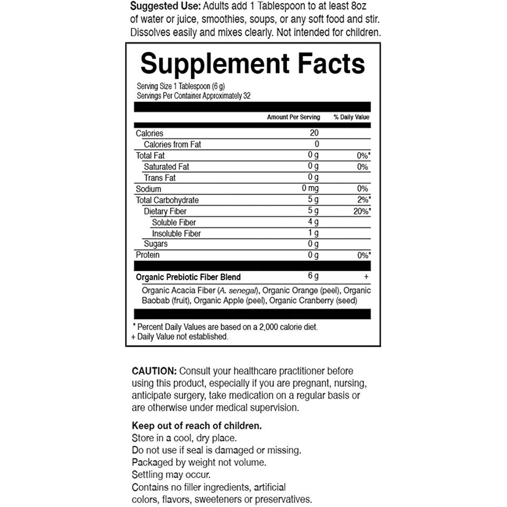 Suplementos Alimenticios de fibra para estreñimiento