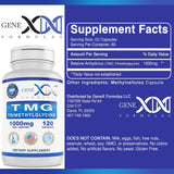 Suplemento GENEX 1000mg TMG pack 3  Betaína anhidra hepático
