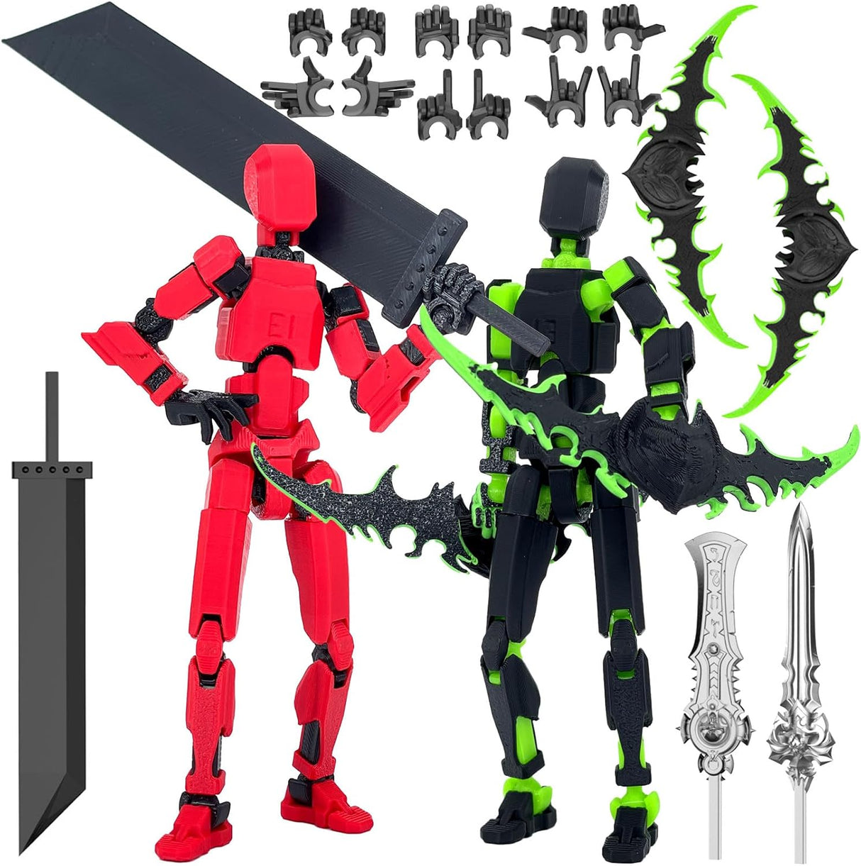 Conjunto de Figuras de Acción Titan 13, Articuladas, T13
