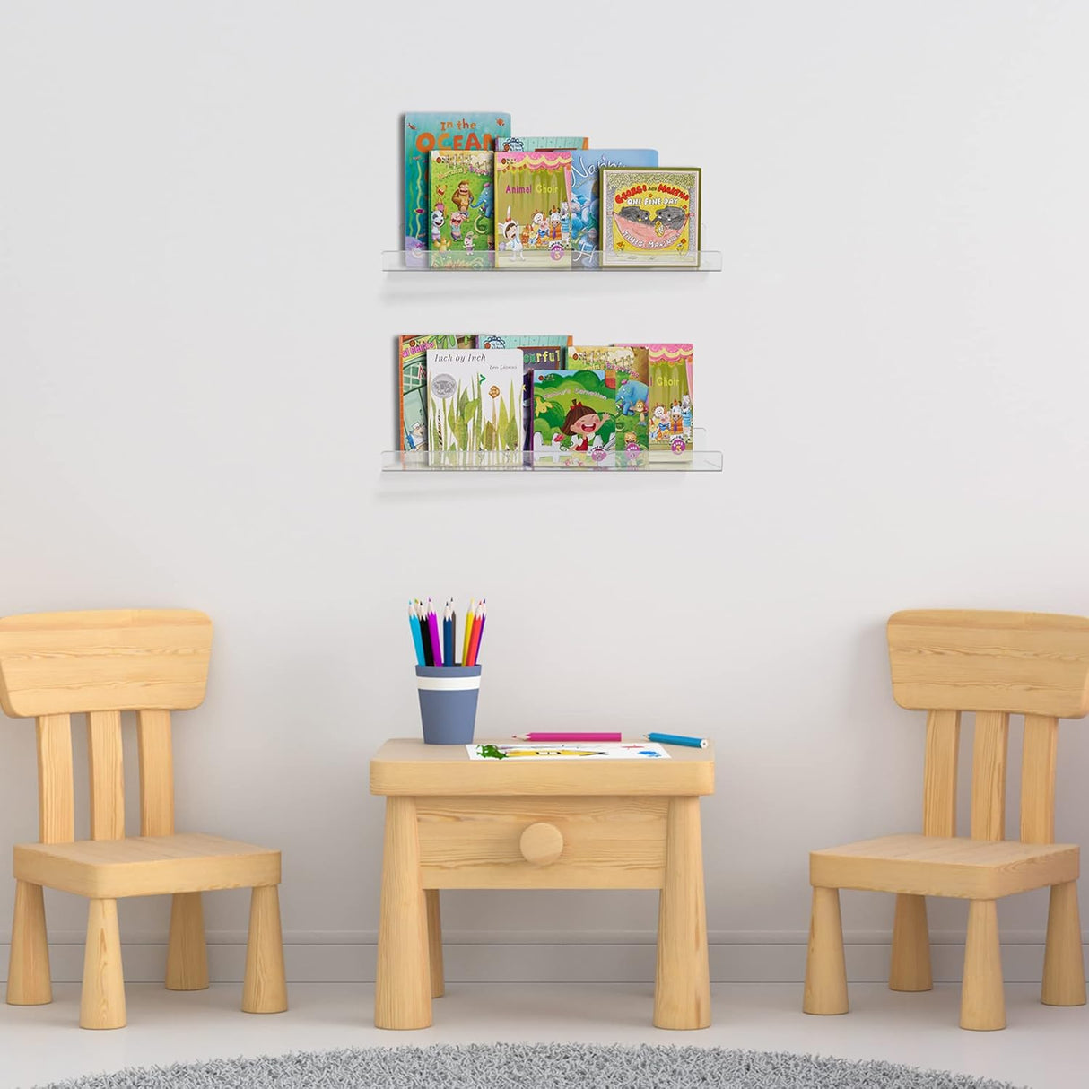 Estanterías Flotantes UpSimples, 6 Pack, 15 para Almacenaje
