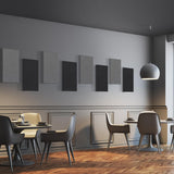 Paneles acústicos UMIACOUSTICS 4 PCS, 2” grueso, autoadhesivos