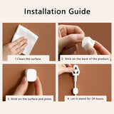 Soporte de Cables Magnético 6 Pack, Organizador Auto-Adhesivo