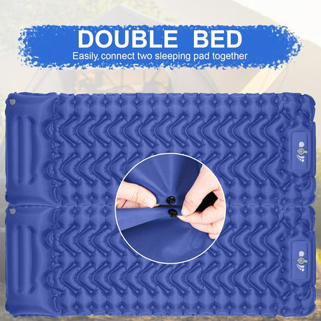 Colchoneta Ultraligera Inflable para Camping con Bomba Integrada