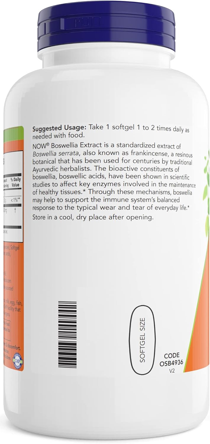 Extracto de Boswellia 500 mg 200 Cápsulas Blandas