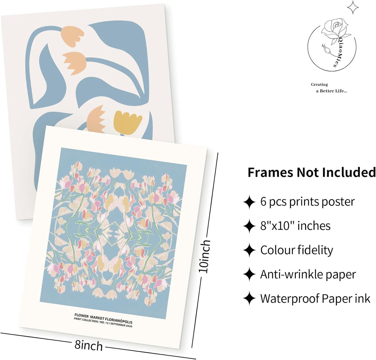 Decoración abstracta de pared, Matisse Peace Dove Decor Poster