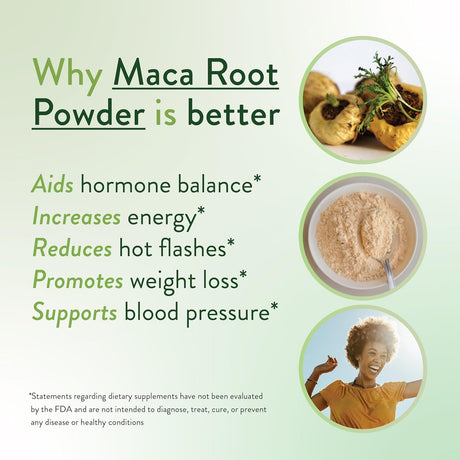 Mighty Maca Plus - Superfoods Maca Verde Orgánico, Detox, Vegan