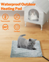 Casa Calentada para Gatos, Indestructible, Aislada, 10FT Cord