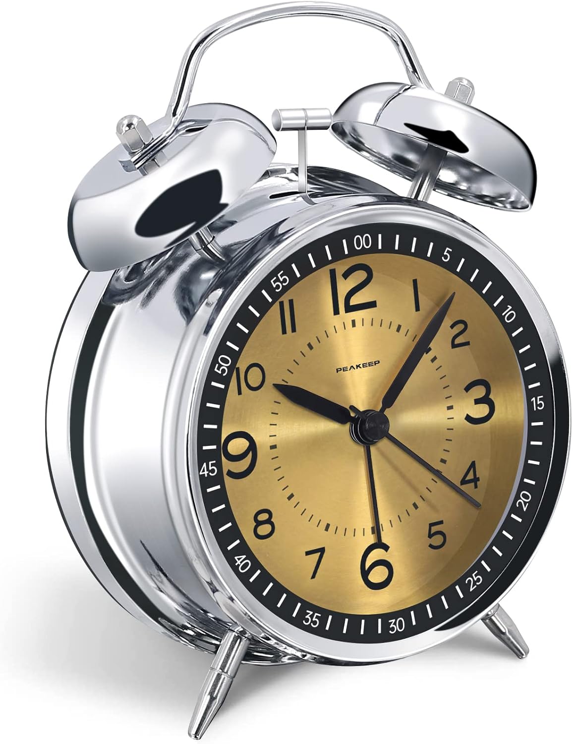 Reloj Despertador Doble Campana para Dormilones Adultos