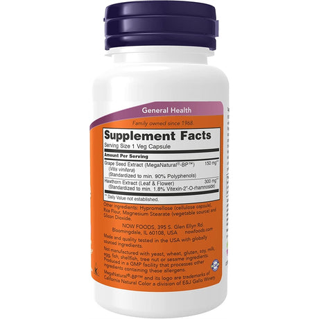 Suplementos Alimenticios de la presión arterial 90 cápsulas