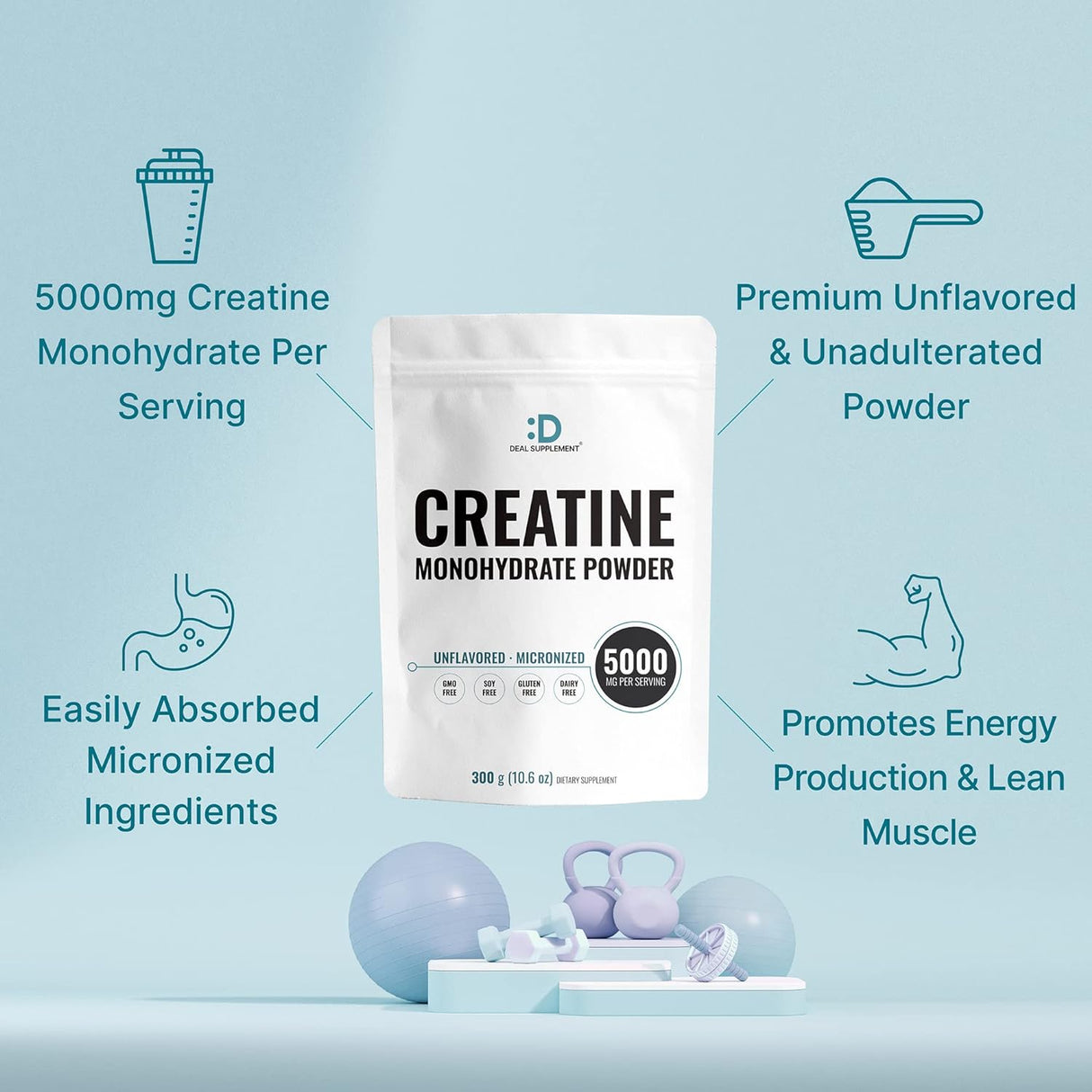 Suplementos Alimenticios  Monohidrato de creatina en polvo