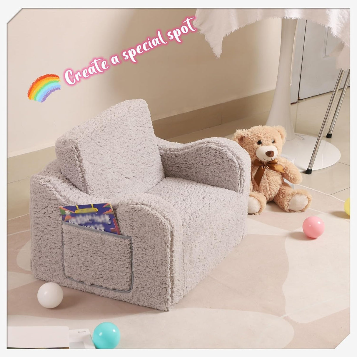 Silla infantil convertible en un 2 en 1 para niños pequeños