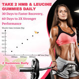 HMBLeucine Gummies, 3500mg, Muscular Recovery, Vegan, 60u