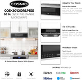 Microondas sobre la estufa COSMO 1.2 cu. ft., COS-3012ORLP1SS