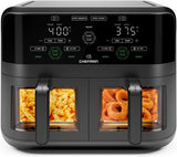 Freidora de aire de 6qt, CHEFMAN, 2 cestos, digital, doble