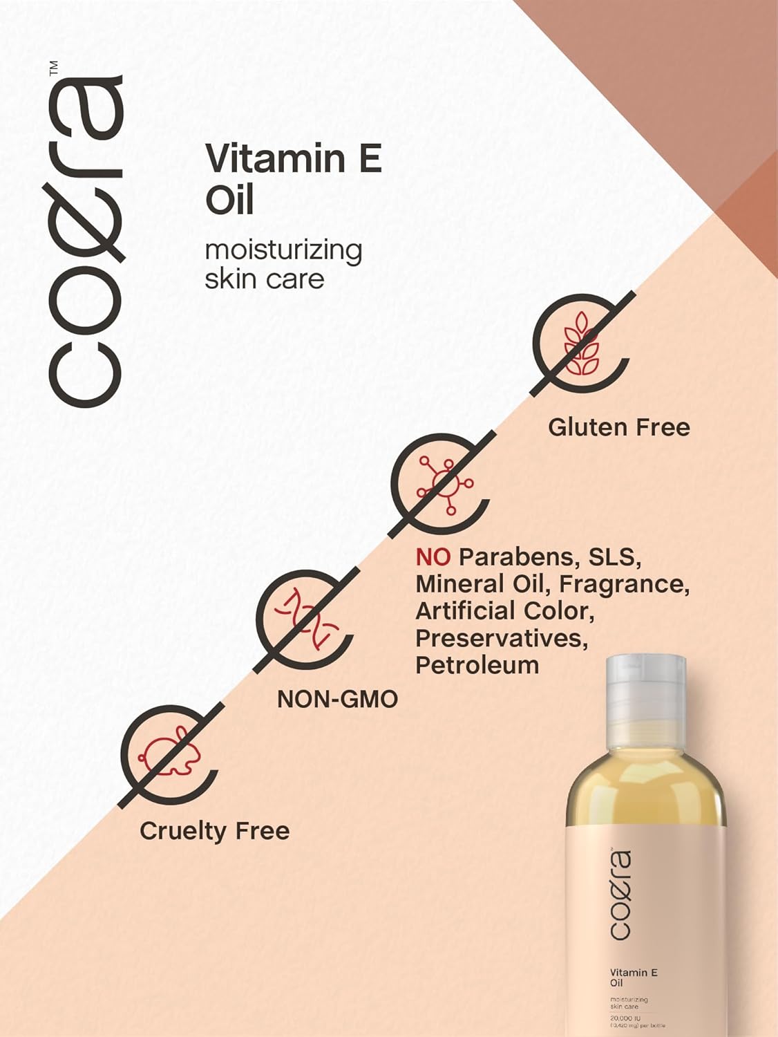 Aceite de Vitamina E Hidratante y Humectante para Piel y Cuerpo