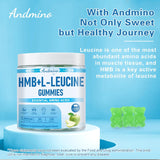Gomitas HMB y L-Leucina, 3000mg, Veganas, 120 unidades