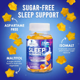 Gomitas de Melatonina Sin Azúcar 6 mg - 120 Gummies Extra Fuerza