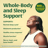 MegaFood Magnesio Glicinato 500mg - Suplemento Calmante 120 Cápsulas