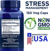 Ashwagandha Optimizado 150 Veg Caps - Life Extension, No GMO