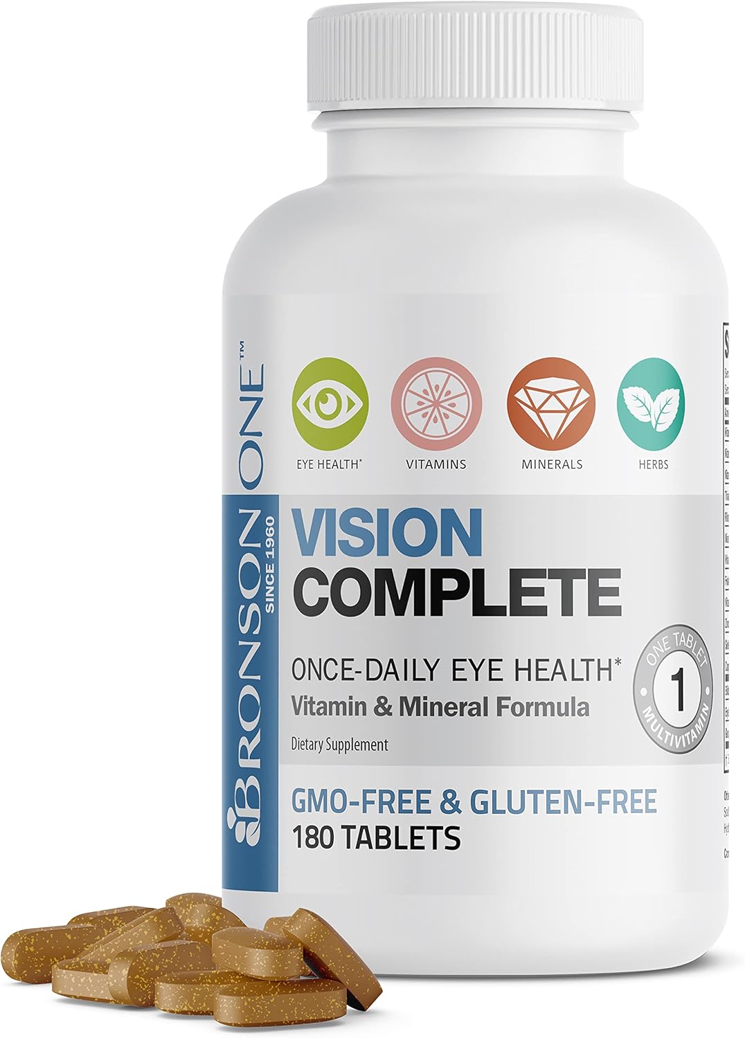 Suplemento multivitamínico para la salud ocular 180 tabletas