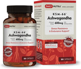 Suplementos Alimenticios Ashwagandha Extracto de raíz 600 mg