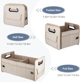 Organizador de Maletero JiatuA, Collapsible, Multi Compartimentos