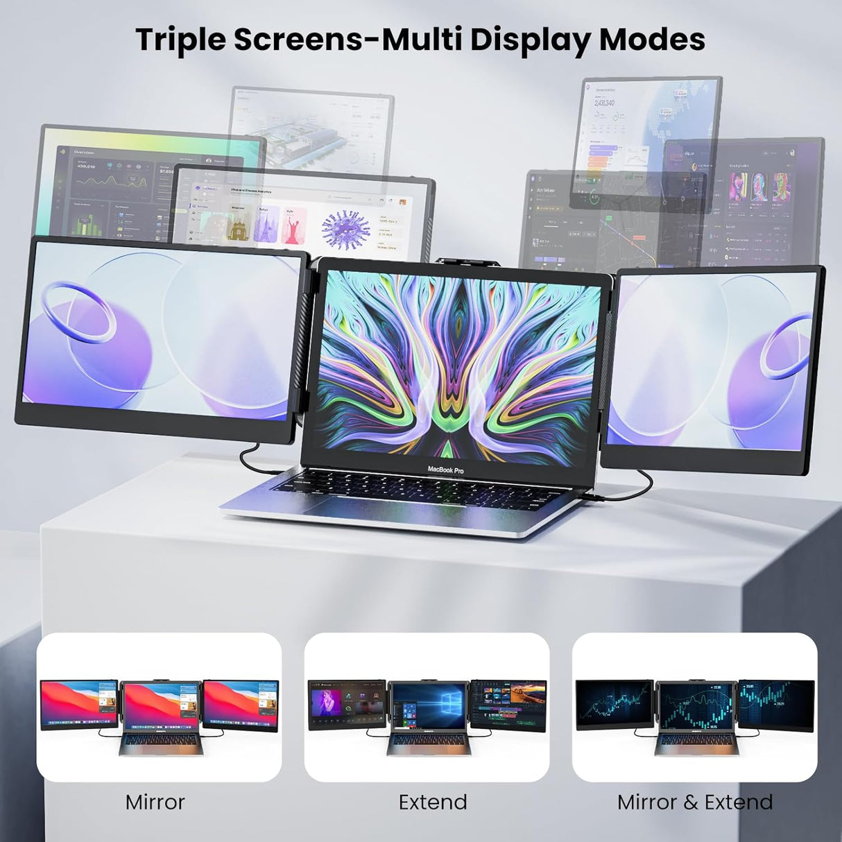 Monitor portátil Kwumsy S2 14 1080P FHD para laptops