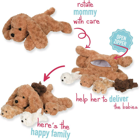 Peluches de animales de cachorro para niñas