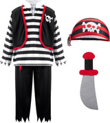Disfraz de Pirata para Bebé, Spooktacular Creations, Rayas