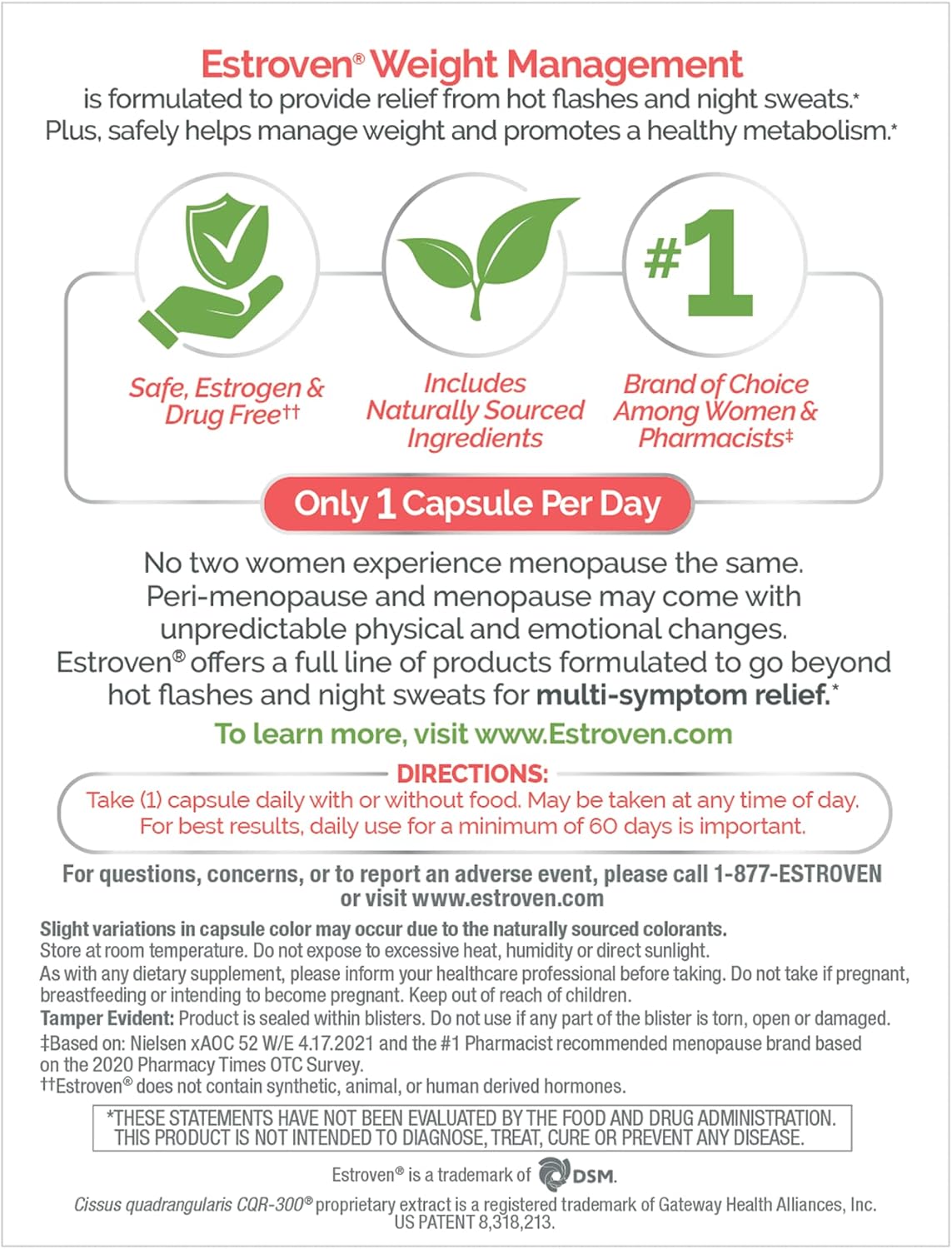 Suplemento para la Menopausia Estroven