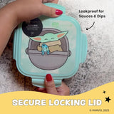 Lonchera Bento Grogu de 3 compartimentos con Ice Pack