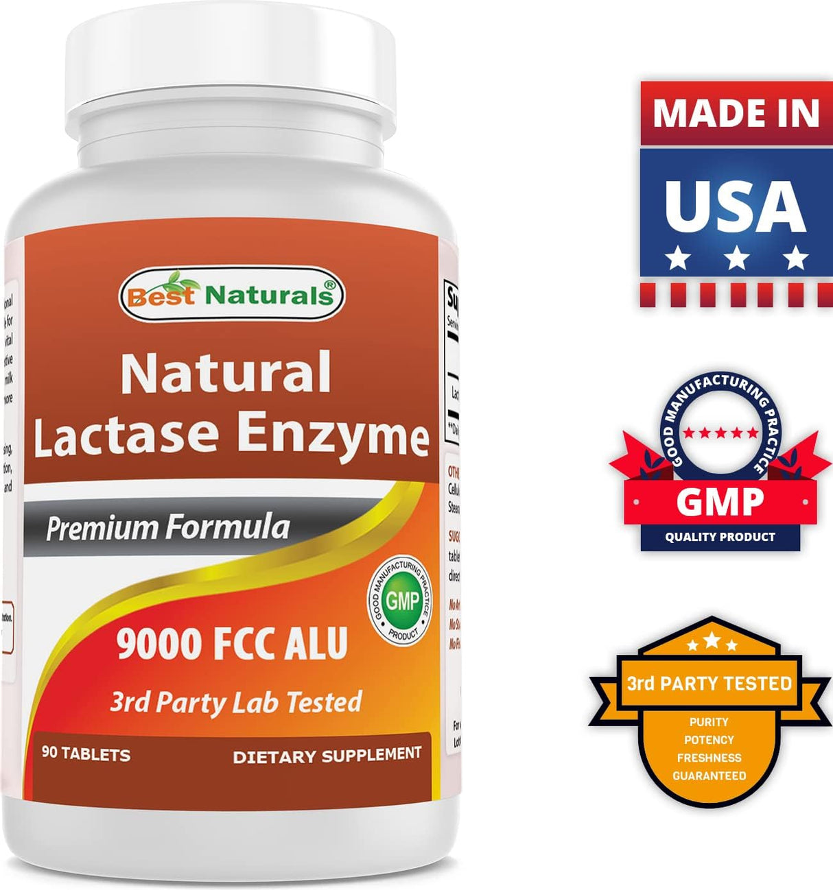 Suplementos Alimenticios con enzima de lactasa natural