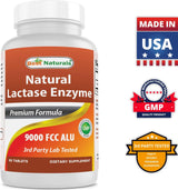 Suplementos Alimenticios con enzima de lactasa natural