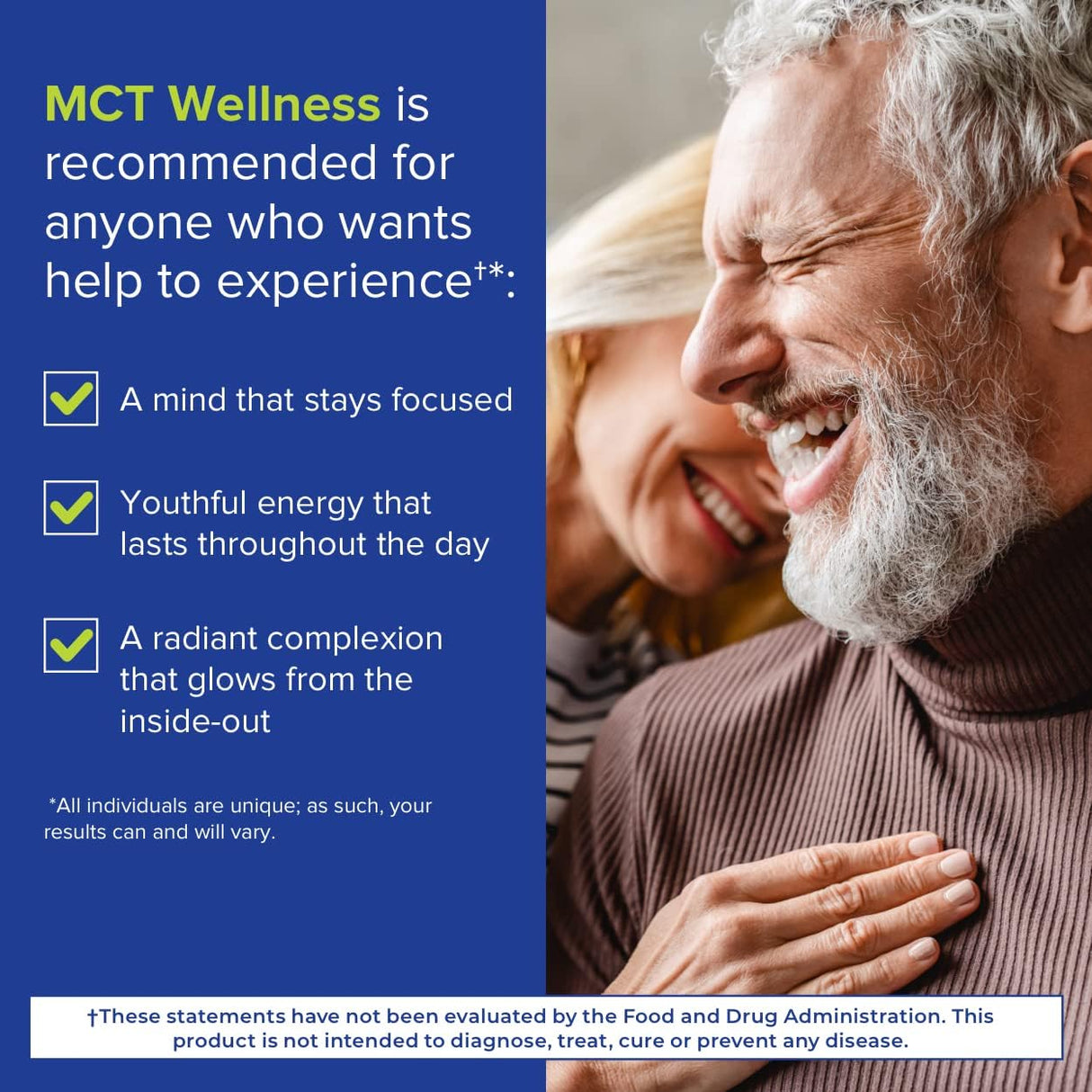 Suplementos MCT Wellness Polvo para apoyar la energía 252g